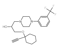 特西哌嗪结构式