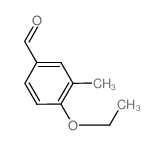 4-乙氧基-3-甲基苯甲醛结构式