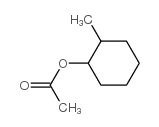2-甲基环己基醋酸酯结构式