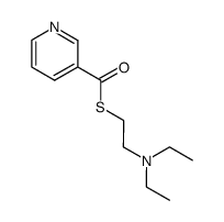 2-diethylaminoethylsulfanyl-pyridin-3-yl-methanone Structure
