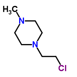 1-(2-Chloroethyl)-4-methylpiperazine Structure