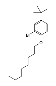2-bromo-4-tert-butyl-1-octoxybenzene Structure