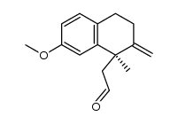 (R)-2-(7-methoxy-1-methyl-2-methylene-1,2,3,4-tetrahydronaphthalen-1-yl)acetaldehyde Structure