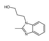 (9ci)-2-甲基-1H-苯并咪唑-1-丙醇结构式