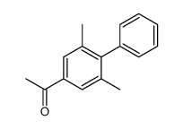 1-(3,5-dimethyl-4-phenylphenyl)ethanone Structure