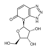 4-(b-D-Ribofuranosyl)-vic-triazolo[4,5-b]pyridin-5-one Structure