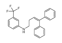 N-(4,4-diphenylbut-3-enyl)-3-(trifluoromethyl)aniline结构式