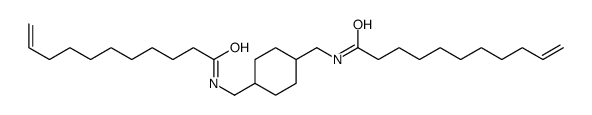 N-[[4-[(undec-10-enoylamino)methyl]cyclohexyl]methyl]undec-10-enamide Structure