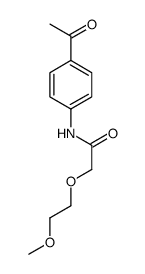N-(4-acetylphenyl)-2-(2-methoxyethoxy)acetamide结构式