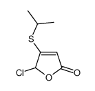 2-chloro-3-propan-2-ylsulfanyl-2H-furan-5-one Structure