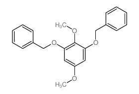 Benzene,2,5-dimethoxy-1,3-bis(phenylmethoxy)- Structure