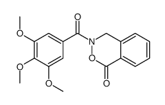 3-(3,4,5-trimethoxybenzoyl)-4H-2,3-benzoxazin-1-one结构式