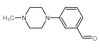 3-(4-甲基哌嗪-1-基)苯甲醛结构式