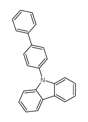 9-([1,1'-biphenyl]-4-yl)-9H-carbazole Structure