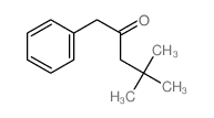 4,4-dimethyl-1-phenyl-pentan-2-one structure
