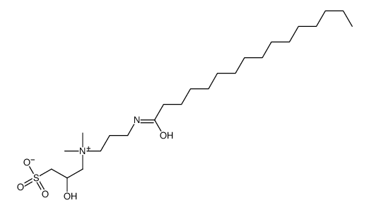 3-[3-(hexadecanoylamino)propyl-dimethylazaniumyl]-2-hydroxypropane-1-sulfonate Structure