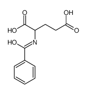 N-benzoyl-DL-glutamic acid结构式