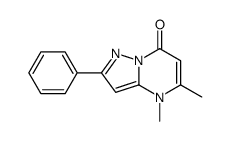 4,5-dimethyl-2-phenylpyrazolo[1,5-a]pyrimidin-7-one结构式