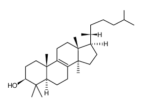 lanost-8-en-3β-ol结构式