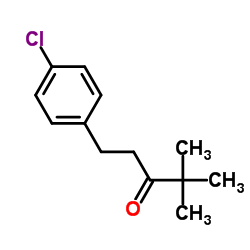 1-(4-氯苯基)-4,4-二甲基-3-戊酮结构式