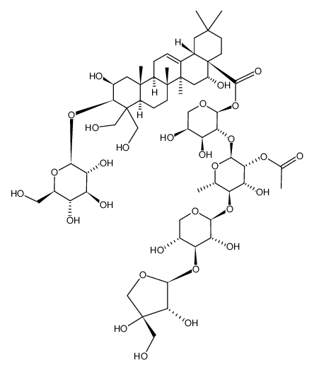 桔梗皂苷A结构式