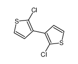 2-chloro-3-(2-chlorothiophen-3-yl)thiophene Structure
