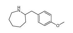 HEXAHYDRO-2-[(4-METHOXYLPHENYL)METHYL]-1H-AZEPINE结构式