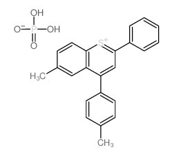 6-methyl-4-(4-methylphenyl)-2-phenyl-thiochromene结构式