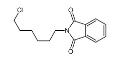 N-(6-氯乙基)邻苯二甲酰亚胺结构式