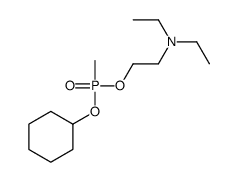 2-[cyclohexyloxy(methyl)phosphoryl]oxy-N,N-diethylethanamine Structure
