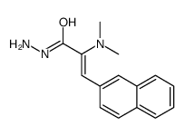 (E)-2-(dimethylamino)-3-naphthalen-2-ylprop-2-enehydrazide Structure