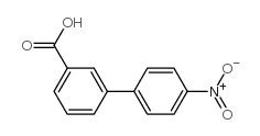4-硝基联苯-3-羧酸结构式