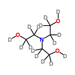 2,2',2''-Nitrilotri(2H4)ethan(2H)ol Structure