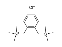 [o-((trimethylsilyl)methyl)benzyl]trimethylammonium chloride Structure