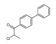 2-chloro-1-(4-phenylphenyl)propan-1-one结构式