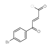 (E)-4-(4-bromophenyl)-4-oxo-but-2-enoyl chloride Structure
