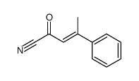 (E)-3-phenylbut-2-enoyl cyanide结构式