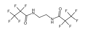N,N'-(ethane-1,2-diyl)bis(2,2,3,3,3-pentafluoropropanamide) Structure