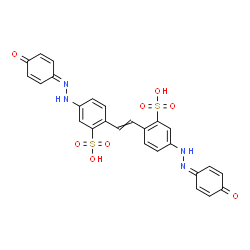 dipotassium 4,4'-bis[(4-hydroxyphenyl)azo]stilbene-2,2'-disulphonate Structure