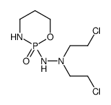 1,1-bis(2-chloroethyl)-2-(2-oxo-1,3,2λ5-oxazaphosphinan-2-yl)hydrazine Structure