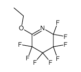 2-ethoxy-3,3,4,4,5,5,6,6-octafluoro-3,4,5,6-tetrahydropyridine结构式