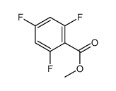 Methyl 2,4,6-trifluorobenzoate Structure