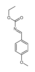 ethyl [(4-methoxyphenyl)methylene]-carbamate Structure