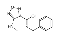 N-benzyl-4-(methylamino)-1,2,5-oxadiazole-3-carboxamide Structure