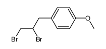 1,2-dibromo-3-(4-methoxyphenyl)propane结构式