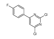 2,4-dichloro-6-(4-fluorophenyl)pyrimidine Structure