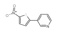 3-(5-硝基-2-噻吩)吡啶结构式