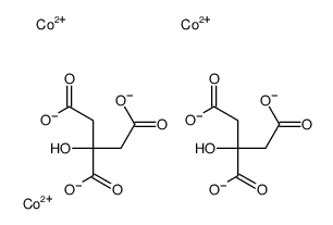 Cobalt, 2-hydroxy-1,2,3-propanetricarboxylate ammonium complexes结构式