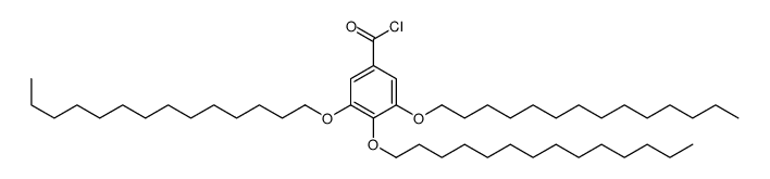 3,4,5-tri(tetradecoxy)benzoyl chloride结构式
