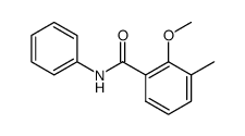 2-methoxy-3-methyl-benzoic acid anilide Structure